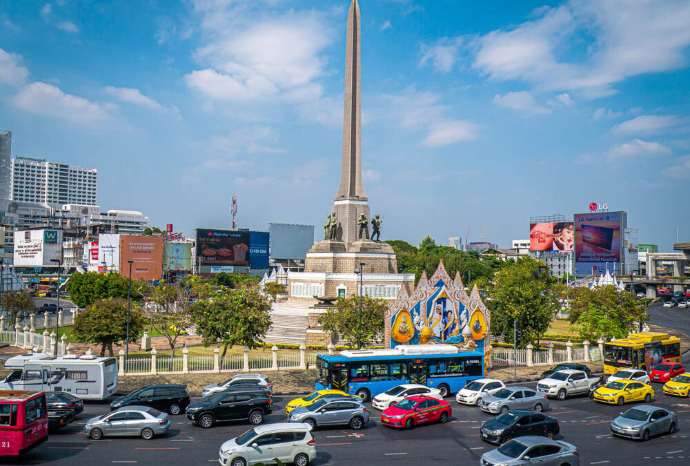 Monumento a la victoria Bangkok Thailand